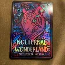 Nocturnal Wonderland Psyde Quest Trading Card Limited Edition Holo picture
