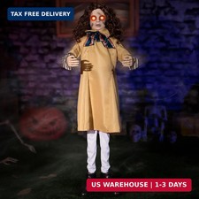 Halloween Animatronics Decorations 48inch Animated Creepy Doll with Sound Activa picture