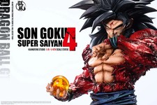 Kuang Feng Studio 1/6 Dragon Ball Son Goku Super Saiyan 4 Resin Statue picture