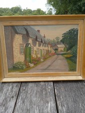 Vintage Handpainted in Oil Isle Of Wight,  Winkle St.  Framed  Signed TOTS picture