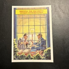 Jb2 Vietnam Fact Cards, 1988 #60 Richard Nixon, Henry Kissinger Briefing picture