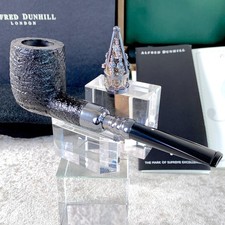 Dunhill Wooden Pipe Limited Edition 925 Sterling Silver Christmas 2001 UNSMOKED picture