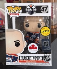 CHASE Funko Pop Hockey: MARK MESSIER w/Stanley Cup #47 Edmonton Oilers picture
