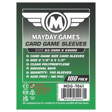 Mayday Games Standard Card Sleeves 63.5x88mm - 2 1/2