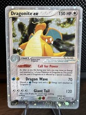2003 Pokemon EX Dragon Dragonite EX Holo Foil Rare 90/97. CB picture