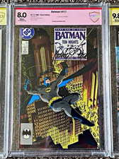 Batman #417 (DC, 1988) CBCS 8.0 White Direct Edition Signed Michael Zeck picture