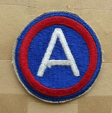 Original Vintage Third U.S. Army Military Patch WWI-WWII picture