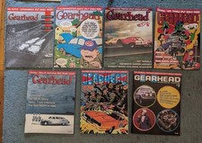 lot of GEARHEAD magazines 1-7.  surf,  cars, garage PUNK  budget rock.  picture