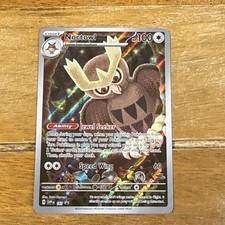 Pokemon TCG Card Noctowl SVP141 Stellar Crown ETB Black Star Promo Holo - NM picture
