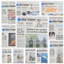 USA Today Newspapers Lot of 11 Papers July 17 - 31 - 2026 Issues Complete Unread picture