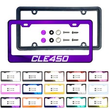 NewLaser Etched Customize Stainless Steel License Frame SiliconeGuard For_CLE450 picture