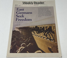 1989 Weekly Reader Magazine East Germans Seek Freedom Dali Lama Teen Steroids picture