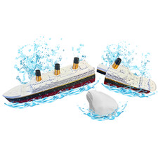 Split In Half Titanic Bath Boat And Pool Toy, Break In Half RMS Titanic Toys picture