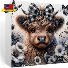 Highland Cow Decor, Highland Cow Bathroom Decor, Highland Cows Gifts, Rustic Woo picture