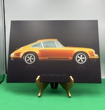 RARE 1970 Porsche 911 Metal Plaque Poster Displate picture