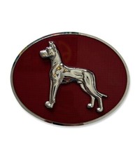 Great Dane Semi Trailer Truck Emblem Plaque Reflector Logo No Adhesive Back picture