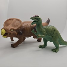 Dinosaur Figures Soft Rubber Realistic Toys Cake Party Scape Large Education picture