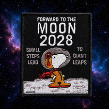 NASA FORWARD TO THE MOON 2028 - SPACEX ASTRONAUT CAMPAIGN - 3.5” picture