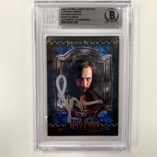 Gary Oldman signed 2004 Harry Potter Sirius Black Foil card auto ~ Beckett BAS picture