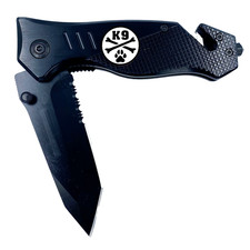 K9 Handler Police Military 3-in-1 Tactical Veteran Rescue tool knife with Seatbe picture