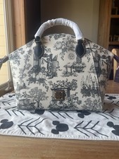 Dooney & Bourke Disney 2025 Haunted Mansion Toile Satchel Bag - Sold Out NWT picture
