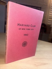 Harvard Club of New York City Club Roster, Charter, Bylaws & Rules 1975 ~ UNREAD picture