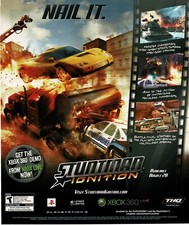 2007 Stuntman Ignition Video Game Vintage Print Ad THQ picture