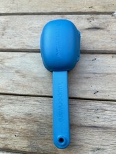 Tupperware On The Go Snap Together Knife, Spoon, Fork Cutlery Case Color blue picture