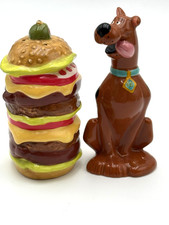 Vintage Hanna-Barbera Scooby-Doo Hamburger Salt & Pepper Shakers Set picture