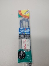 VTG Scripto Mechanical Pencil New NOS USA Rare Sealed 1995 Pack Of 3  picture