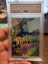 1994 MARVEL UNIVERSE MAXIMUM CARNAGE #27 VENOM PSA 9 picture