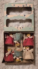 MCM Shiney Brite Vintage Angel Christmas Ornaments in original box 1950's Japan picture