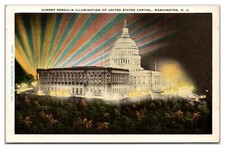 Night Time View Of The United States Capitol Washington D.C. picture