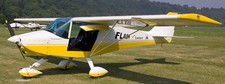 Flash Light Eurofly Italy Private Airplane Wood Model Replica Large FreeShipping picture