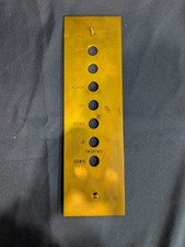 Antique Brass Elevator Panel Brass Lift Control Panel & Numbers picture