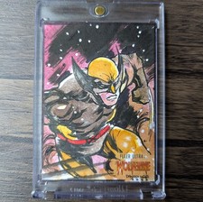 2023 Fleer Ultra Wolverine Sketch Card /1 David Lee Signed Rare & True 1 of 1 picture