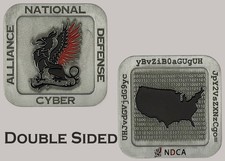 NDCA National Defense Alliance Cyber Griffin Challenge Coin  J#22 picture