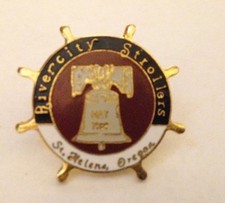 1989 Rivercity Strollers St Helena Oregon Lapel Pin picture