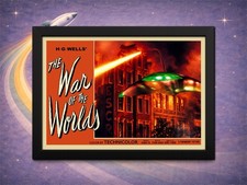 Framed War of the Worlds 1953 Lobby Card Style Print Martian Heat Ray picture