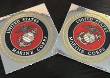 Qty Of 2 - USMC Seal 1.75