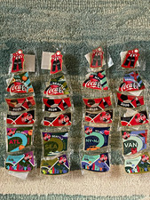 Coca-Cola World Cup 26 Host City 6 Pin Sets Lot Atlanta Seattle NY/NJ Vancouver picture