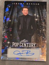 2025 Leaf Pop Century Jeremy Renner On-Card Autograph Auto 15/25 picture