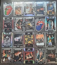 2025 Panini Prizm Rolling Stones 20 Card Lot Jagger Richards Watts Inserts... picture