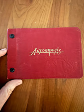FREE SHIP VINTAGE 1951 Autograph Book with Notes picture