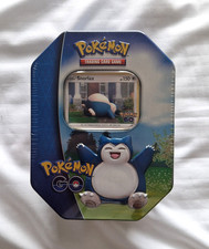 Official Pokemon Go Snorlax Large Tin TCG 2022 - New & Factory Sealed picture