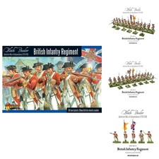 British Infantry - 28mm Scale Plastic Miniatures Black Powder By Warlord Games picture