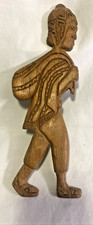 Chaski, Wooden Carved Wall Hanging, 11