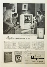 1951 Magnavox 17 Inch Television Vintage Ad showpiece inside and out  picture
