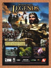 2006 Stronghold Legends PC Original Advertisement / Retro Promo v1 picture