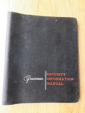 Very Rare 1957 Grumman Aerospace Security Information Manual picture